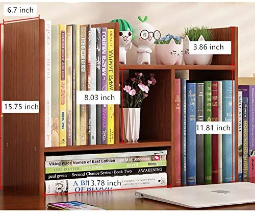 2 Tier Desktop Storage Organizer Shelves, Vintage Office Desk Display –  TreeLen