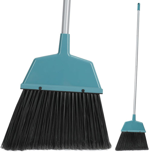 Long Stiff Bristle Brooms for Sweeping Indoors, Angle Brooms with 58