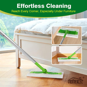 TREELEN Dry Sweeping Cloths Pads Compatible with Swiffer Sweeper- Disposable Duster Refills Mop Pads for Floor Mopping and Cleaning, 64 Count