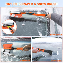 Load image into Gallery viewer, 3in1 Snow Brush and Ice Scraper for Car Windshield,42&#39;&#39; Extendable Heavy Duty Snow Broom Vehicle Snow Removal Tool for Car SUV Trucks (42 inch)