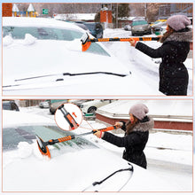 Load image into Gallery viewer, 3in1 Snow Brush and Ice Scraper for Car Windshield,42&#39;&#39; Extendable Heavy Duty Snow Broom Vehicle Snow Removal Tool for Car SUV Trucks (42 inch)