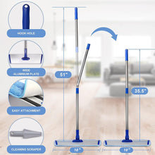 Load image into Gallery viewer, Microfiber Mop Floor Mops for Cleaning with Long Handle 360 Dust Mopping with Reusable Mop Pads for Hardwood Tile Laminate Vinyl Wood Floors Kitchen