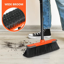 Load image into Gallery viewer, Brooms for Sweeping Indoor 54&#39;&#39;Long Handle Soft Bristle Broom,Indoor Broom for Floor Cleaning House Broom for Kitchen Lobby Patio Yard