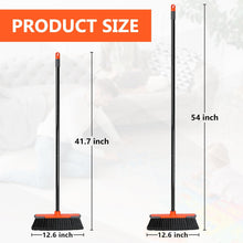 Load image into Gallery viewer, Brooms for Sweeping Indoor 54&#39;&#39;Long Handle Soft Bristle Broom,Indoor Broom for Floor Cleaning House Broom for Kitchen Lobby Patio Yard