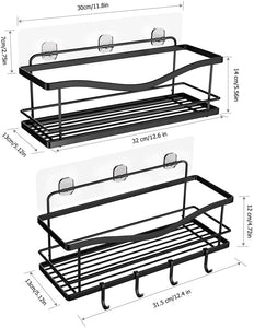 Shower Caddy 3-Pack Shower Shelf Organizer Stainless Steel Adhesive Kitchen  Stor