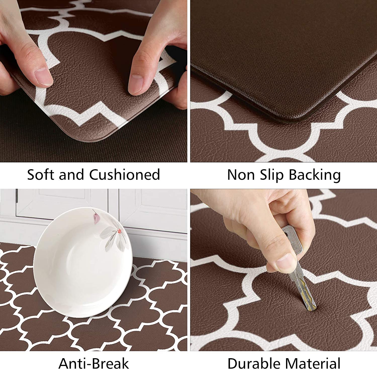 Anti Fatigue Kitchen Mat Thick Stain Resistant Padded - Temu